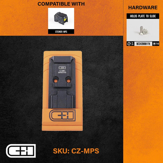 C&H Precision adapter plate precision machined with hard anodized finish.